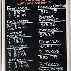 Plata's Mexican Food - Current Menu: September 2024