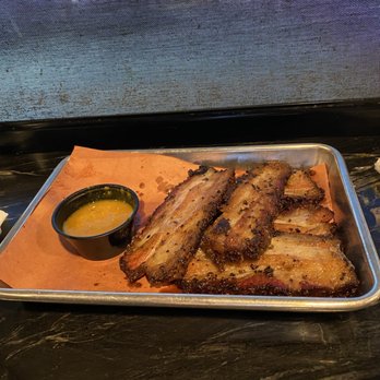 Apocalypse BBQ - Pork belly bacon appetizer - Food Trucks Near Me - Miami, Florida
