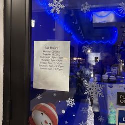 Frozen Falls  - Fall Schedule