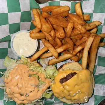 IceBurg - T-Mac with no pickles and Iceburg sauce instead of Thousand Island - Burgers Near Me - Dearborn, Michigan IceBurg - T-Mac with no pickles and Iceburg sauce instead of Thousand Island - Burgers Near Me - Dearborn, Michigan