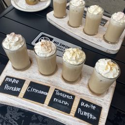 Iced coffee flight Iced coffee flight