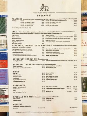 Menu photo 1 Saint Thomas Restaurant Harrisburg, PA Menu photo 1 Saint Thomas Restaurant Harrisburg, PA