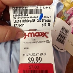 Once Upon A Child - I believe the retail price was $20. Tjmax price was $9.99 then reduced to $7.00. Once Upon a Child price (tag up top) was $10.