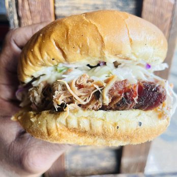 Smokin’ Pig - The Big Bamma pork shoulder sandwich - Barbeque Near Me - Washington, DC, District of Columbia