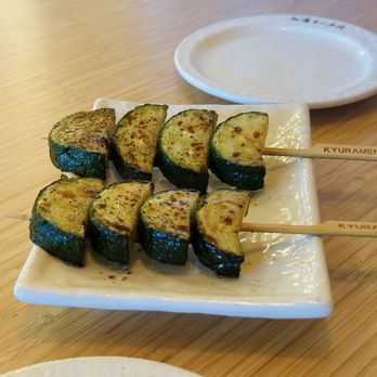 Kyuramen x TBaar - Lancaster - Zucchini skewer - Ramen Near Me - Lancaster, Pennsylvania Kyuramen x TBaar - Lancaster - Zucchini skewer - Ramen Near Me - Lancaster, Pennsylvania