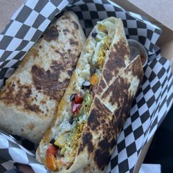 Prickly Pear - Black Bean Crunchwrap