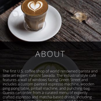 Sawada Coffee - Coffee & Tea Near Me - Chicago, Illinois