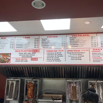 Donair Affair - Menu board~ (March 2021) - Donairs Near Me - Burnaby, British Columbia