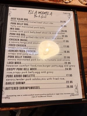 Menu photo 3 Isla Manila Lihue, HI