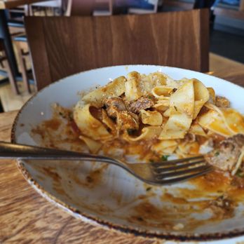 Riverside - Pork with papardelle - New American Near Me - Hood River, Oregon Riverside - Pork with papardelle - New American Near Me - Hood River, Oregon