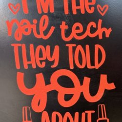 Hair & Nails To Dye For - Funny salon sayings.