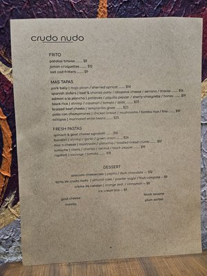 Menu photo 2 crudo nudo Norfolk, VA Menu photo 2 crudo nudo Norfolk, VA