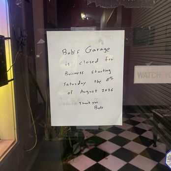 Bob's Garage - Bobs simple closed permanently note August 8th 2016 - Auto Repair Near Me - Los Gatos, California Bob's Garage - Bobs simple closed permanently note August 8th 2016 - Auto Repair Near Me - Los Gatos, California