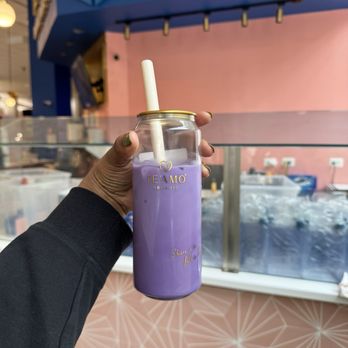 Te'amo Boba Bar - Ube Organic Milk Drink - Bubble Tea Near Me - Chicago, Illinois