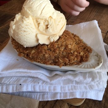 Topsfield Bakeshop - a piece of pie with ice cream on top - Bakeries Near Me - Topsfield, Massachusetts