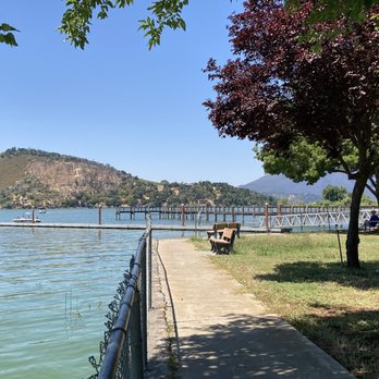 Redbud Park - Clearer shot of the pier and courtesy dock. (July 2023) - Parks Near Me - Clearlake, California Redbud Park - Clearer shot of the pier and courtesy dock. (July 2023) - Parks Near Me - Clearlake, California