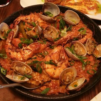 Bravas Bar de Tapas - PAELLA: Spanish Bomba Rice with Sonoma Flavors ($24) - Spanish Near Me - Healdsburg, California