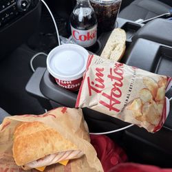 Tim Hortons - Turkey Club, Chili, chips, Diet Coke