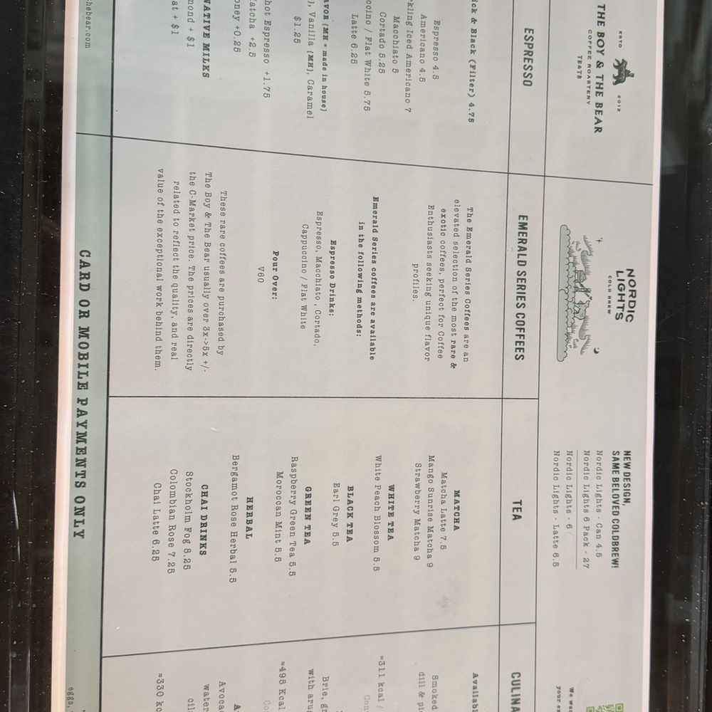 Menu Menu