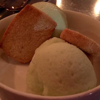 Bar Cotto - Honeydew sorbet with shortbread - Bars Near Me - Seattle, Washington Bar Cotto - Honeydew sorbet with shortbread - Bars Near Me - Seattle, Washington