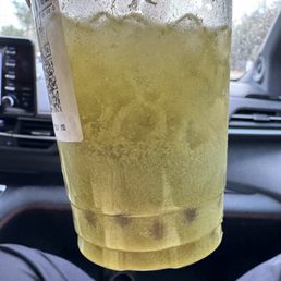 Mango matcha latte Mango matcha latte