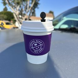 The Coffee Bean & Tea Leaf - Small flat white with almond milk and sugar free vanilla powder