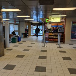Finch GO Bus Terminal - Inside the waiting area looking towards the convenience store. January 2019