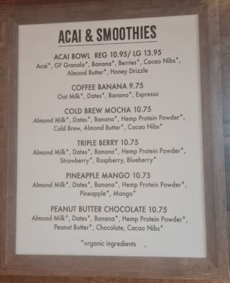 Menu photo 1 Barefoot Coffee Roasters Solana Beach, CA