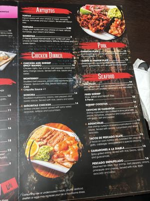 Menu photo 3 La Tequila - Corpus Christi Corpus Christi, TX
