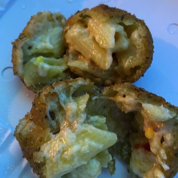 Corner Joint - Fried 5 Mac N Cheese Poppers without the beef! - Pizza Near Me - Lawndale, California