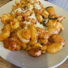 gnocchi with chicken gnocchi with chicken