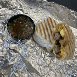 Brass Horn Coffee Roasters - Breakfast burrito