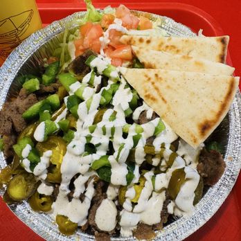 The Halal Guys - Regular beef gyro platter - Halal Near Me - Tempe, Arizona The Halal Guys - Regular beef gyro platter - Halal Near Me - Tempe, Arizona