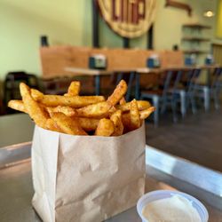 Pita Chip - Shawarma fries w/ garlic sauce