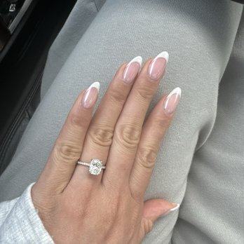 Lux nails & skincare - Tap nails by Kim. French tip with chrome - Nail Salons Near Me - Westminster, California Lux nails & skincare - Tap nails by Kim. French tip with chrome - Nail Salons Near Me - Westminster, California