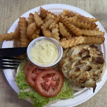 Captain's Galley Crab Cake Shack - Crab Captain's Galley Crab Cake Sandwich (1) - Seafood Near Me - Ocean City, Maryland Captain's Galley Crab Cake Shack - Crab Captain's Galley Crab Cake Sandwich (1) - Seafood Near Me - Ocean City, Maryland