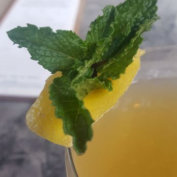 The Ice Plant - Fresh mint and lemon twist. - Cocktail Bars Near Me - St. Augustine, Florida