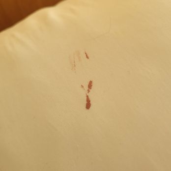 Marriott Marquis Chicago - Remnants on the pillow. - Hotels Near Me - Chicago, Illinois