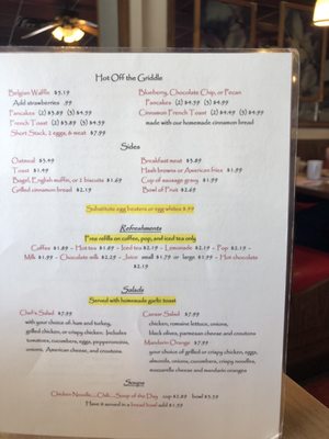 Menu photo 4 H & H Bakery & Restaurant Pinconning, MI