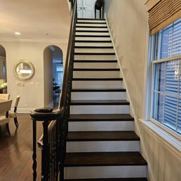 Love the look of my stair runners. Love the look of my stair runners.