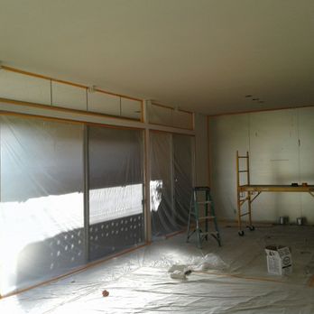 Kep's Painting - Popcorn ceiling 1st layer of mud to smooth it out - Painters Near Me Kep's Painting - Popcorn ceiling 1st layer of mud to smooth it out - Painters Near Me