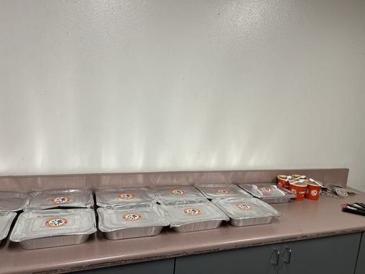 Photo of Birrieria Guadalajara - Santa Ana, CA, US. Catering set up