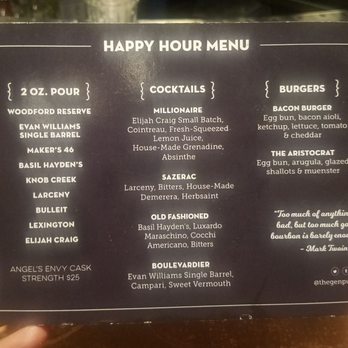 The General Public - Happy hour menu - New American Near Me - Houston, Texas