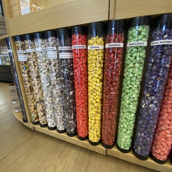 Popcorn Cove - a variety of different flavors of popcorn - Candy Stores Near Me - Vancouver, Washington