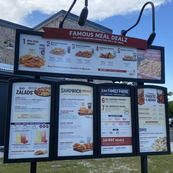 Zaxbys - Drive-Thru Menu (May 2024) - Fast Food Near Me - Virginia Beach, Virginia