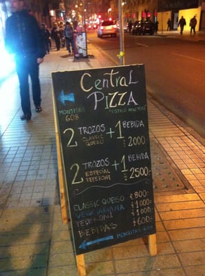 Menu photo 3 Central Pizza Santiago, RM Menu photo 3 Central Pizza Santiago, RM