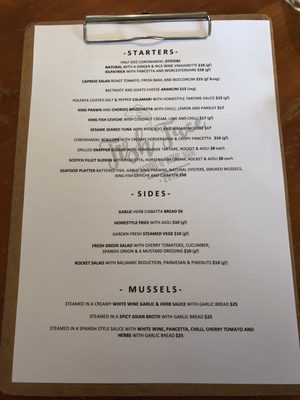Menu photo 2 Fish Face Tauranga, BOP Menu photo 2 Fish Face Tauranga, BOP