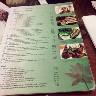 Menu photo 1 Mien Tay London, XGL Menu photo 1 Mien Tay London, XGL