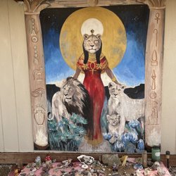 The Temple Of Goddess Spirituality, Dedicated To Sekhmet