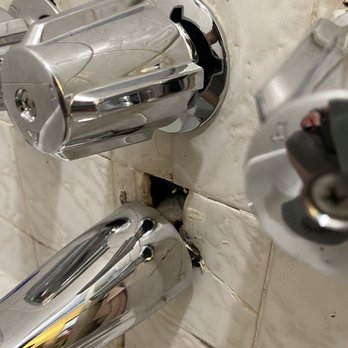 Dent Air Conditioning - The faucet is over a half inch off the wall. Guy said that was the best he could do. I need call someone to fix the wall. - Heating & Air Conditioning/HVAC Near Me - Ridgeland, Mississippi Dent Air Conditioning - The faucet is over a half inch off the wall. Guy said that was the best he could do. I need call someone to fix the wall. - Heating & Air Conditioning/HVAC Near Me - Ridgeland, Mississippi